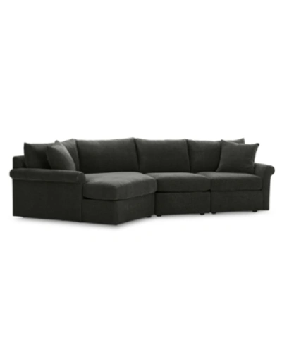 Macy's wedport 3 2024 piece sectional