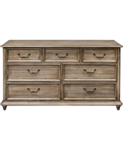 Shop Furniture Of America Ralston 7-drawer Dresser In Brown
