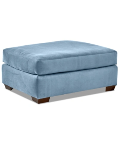 Shop Furniture Othol Fabric Ottoman In Tina Airforce