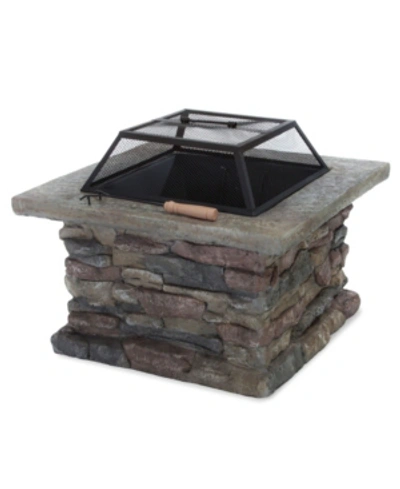 Noble House Franco Natural Fire Pit In Gray
