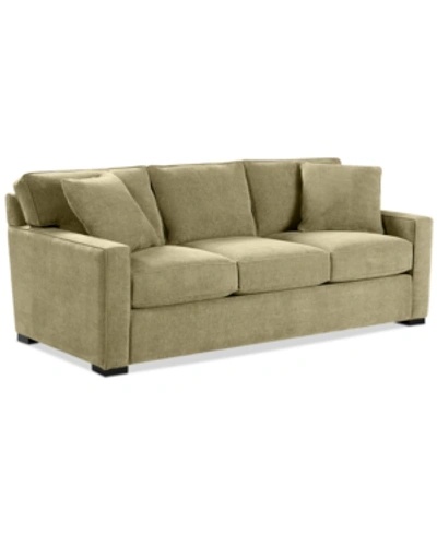 Furniture Radley 86" Fabric Sofa, Created For Macy's In Heavenly Apple Green