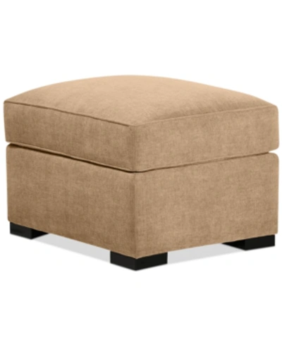 Furniture Radley 32" Fabric Ottoman, Created For Macy's In Heavenly Caramel Tan