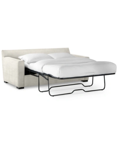 Furniture Radley 74" Fabric Full Sleeper Sofa Bed, Created For Macy's In Heavenly Oyster White