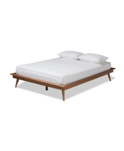 Furniture Karine Bed - Full In Ash Walnut