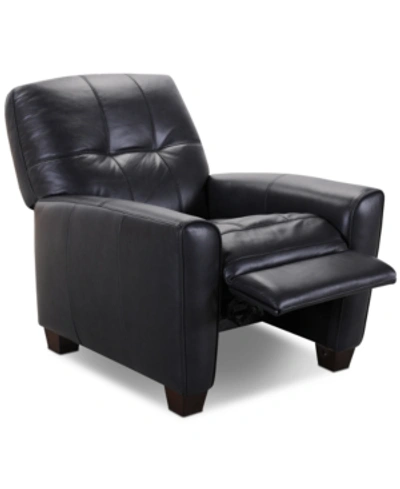 Furniture Kaleb Tufted Leather Recliner, Macys Kaleb Tufted Leather Sofa