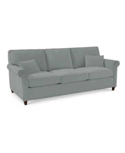 Furniture Lidia 82" Fabric Sofa, Created For Macy's In Gypsy Smoked Pearl Gray