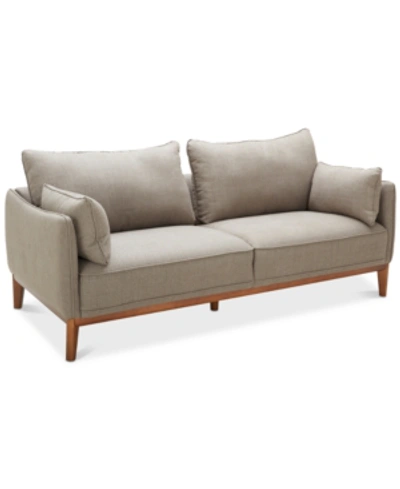 Furniture Jollene 78" Fabric Sofa, Created For Macy's In Slate Grey