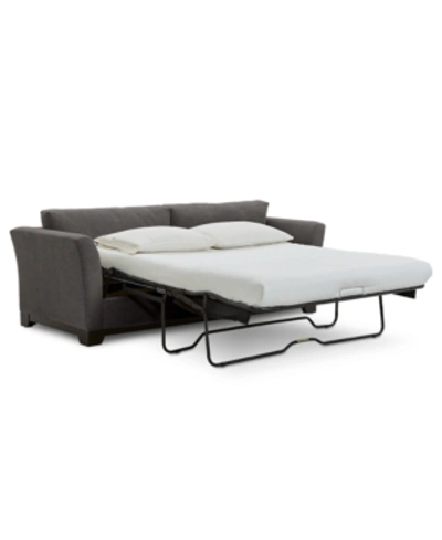 Furniture Elliot Ii 82" Fabric Full Sleeper, Created For Macy's In Merit Charcoal Grey