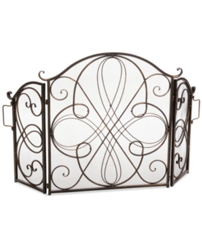 Shop Noble House Flower Fireplace Screen