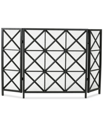 Shop Noble House Three Panel Fireplace Screen