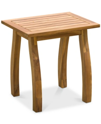 Shop Noble House Tennon Acacia Accent Table In Wood