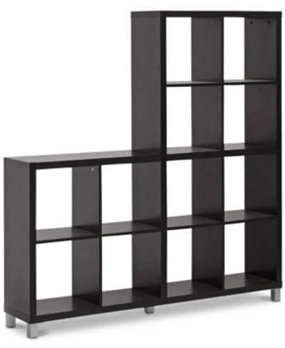 Furniture Marsaili Shelving Unit In Dark Brown