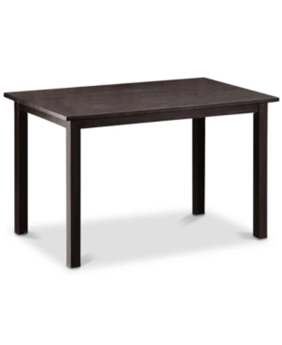 Furniture Aurra Dining Table In Dark Brown