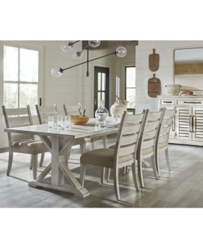 Shop Furniture Trisha Yearwood Coming Home Dining , 7-pc. Set (table & 6 Side Chairs) In Chalk