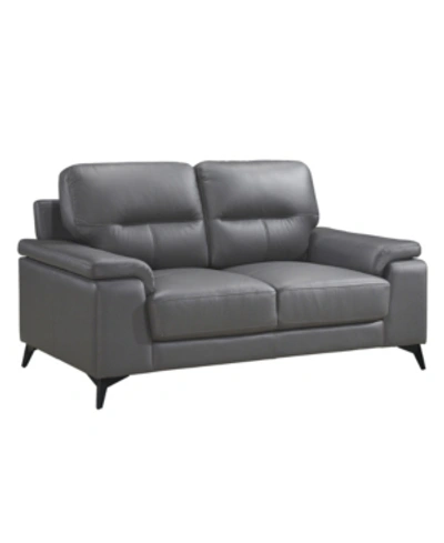 Furniture Palmyra Loveseat In Dark Gray
