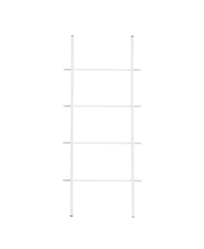 Furniture Charlie Ladder Rack In White