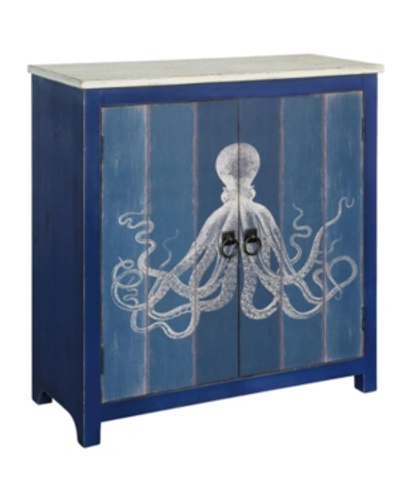 Shop Crestview Chesnee Cabinet In Blue