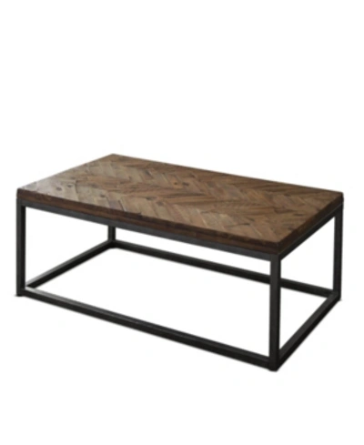 Shop Furniture Lacey Cocktail Table In Med Brown