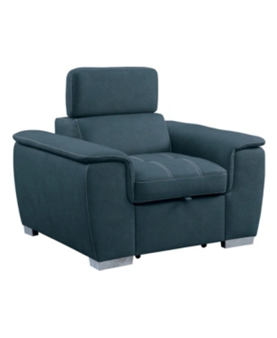 Shop Furniture Welty Accent Chair In Blue