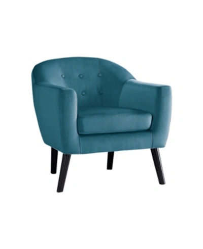 Shop Furniture Mentor Accent Chair In Blue
