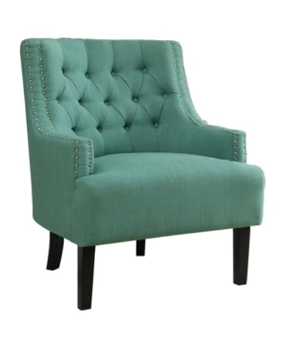 Furniture Orbit Accent Chair In Teal