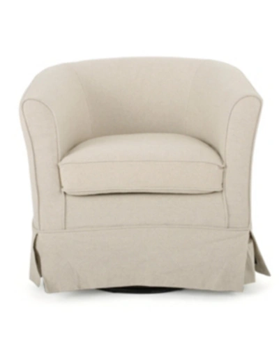 Shop Noble House Cecelia Accent Chair In Natural