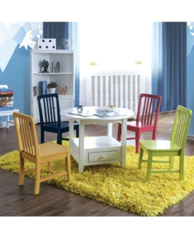 Shop Furniture Of America Rowley I 5-piece Youth Table Set In Multi