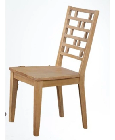 Shop Iconic Furniture Designer Back Side Chair, Set Of 2 In Multi