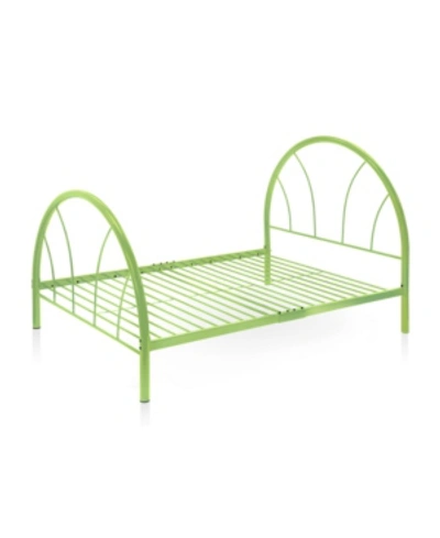 Shop Furniture Of America Capelli Full Metal Arch Bed In Green