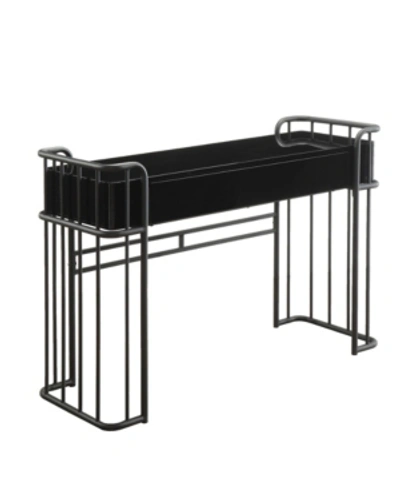 Shop Furniture Of America Domio Industrial Vanity Table In Black