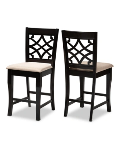 Shop Furniture Nisa Counter Stool (set Of 2) In Sand