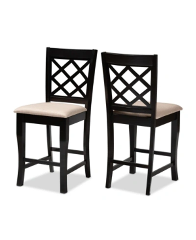 Shop Furniture Alora Counter Stool (set Of 2) In Sand