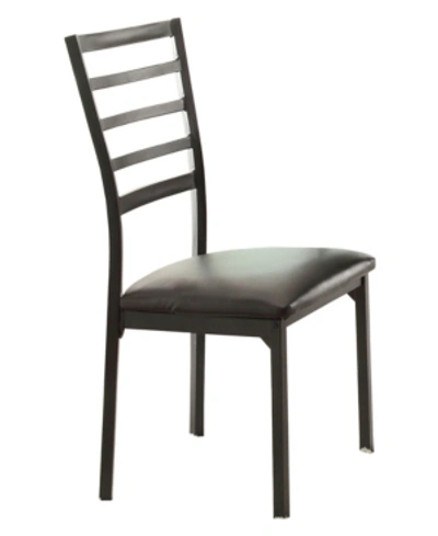 Shop Furniture Homelegance Evan Dining Room Side Chair In Black