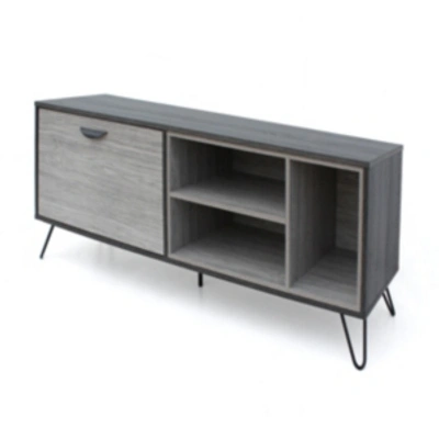 Shop Noble House Dorrin Two Toned Grey Oak Finished Tv Stand