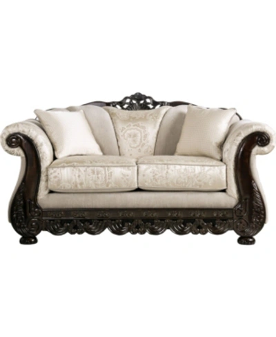 Shop Furniture Of America Danska Upholstered Love Seat In Multi