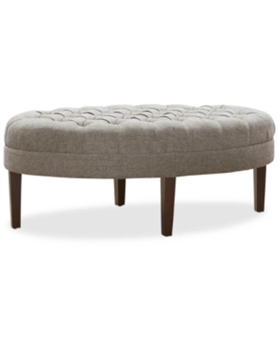 Shop Furniture Jemma Bench In Light Grey