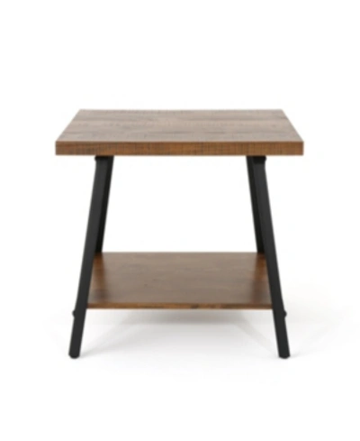 Shop Noble House Camaran Industrial End Table In Natural