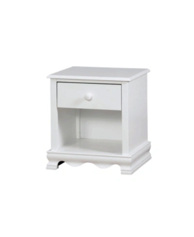 Shop Furniture Of America Poppy Transitional Nightstand In White