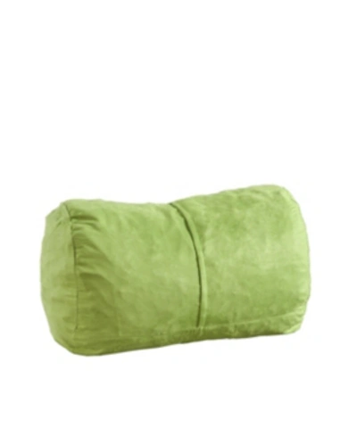 Shop Noble House 4ft Suede Bean Bag In Green