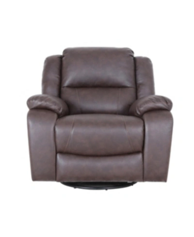Shop Noble House Malic Recliner In Dark Brown