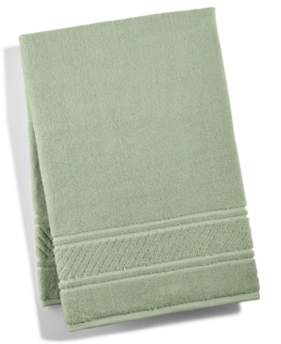 Shop Martha Stewart Collection Spa 100% Cotton Bath Sheet, 33" X 64", Created For Macy's In Aloe