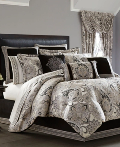 Shop J Queen New York Guiliana 4-pc. Comforter Set, King In Silver