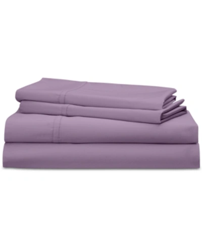 Ralph Lauren Spencer 475 Thread Count Cotton Sateen 4-pc. Sheet Set, California King In Deep Lavender