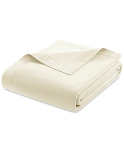 Shop Beautyrest True North By Sleep Philosophy Microfleece Twin Blanket In Ivory