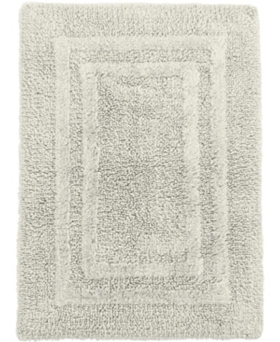 Hotel Collection 100% Cotton Reversible Bath Rug, 18" X 25", Exclusively At Macy's In Ivory