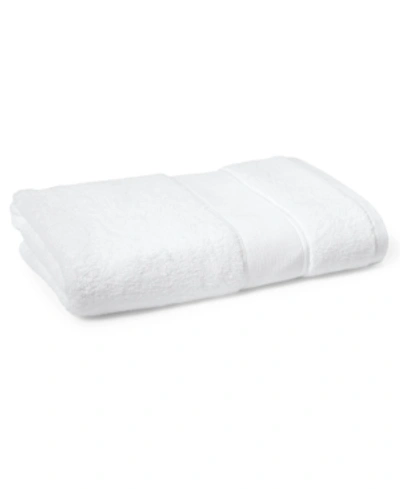 Shop Lauren Ralph Lauren Sanders Solid Antimicrobial Cotton Bath Towel, 30" X 56" In White