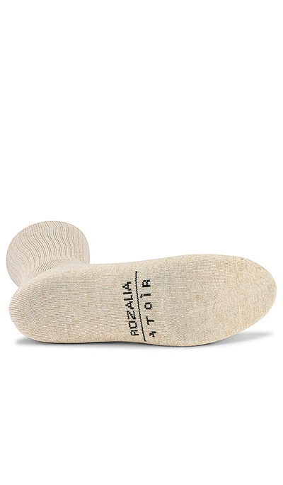 Shop Atoir X Rozalia Socks In Oatmeal