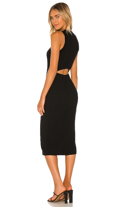 Shop Frame Cut Out Sweater Dress In Noir