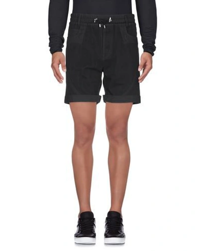 Shop Balmain Shorts & Bermuda In Black