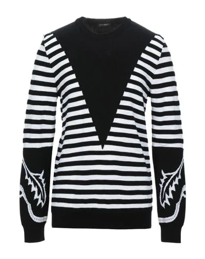 Shop Balmain Sweaters In Black